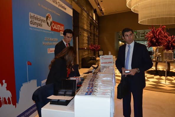Dr. Mustafa Aydın ÇEVİK Anısına 22-25 Mart 2018 tarihleri arasında Wyndham Otel, Ankara’da gerçekleştirilecek “İNFEKSİYON DÜNYASI ÇALIŞTAYI 2018” için hazırız. 