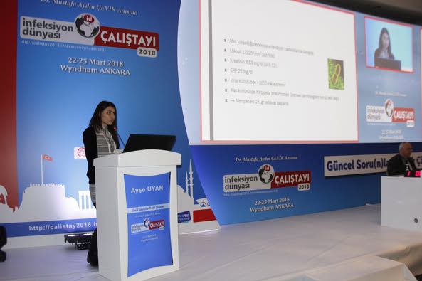 İnfeksiyon Dünyası Çalıştayı 2018’in, “AKILCI İLAÇ KULLANIMI: ANTİBİYOTİK YÖNETİMİ” oturumu Elektronik Oylama eşliğinde 113 katılımla gerçekleşti. 1. Gün, 22 Mart 2018. 