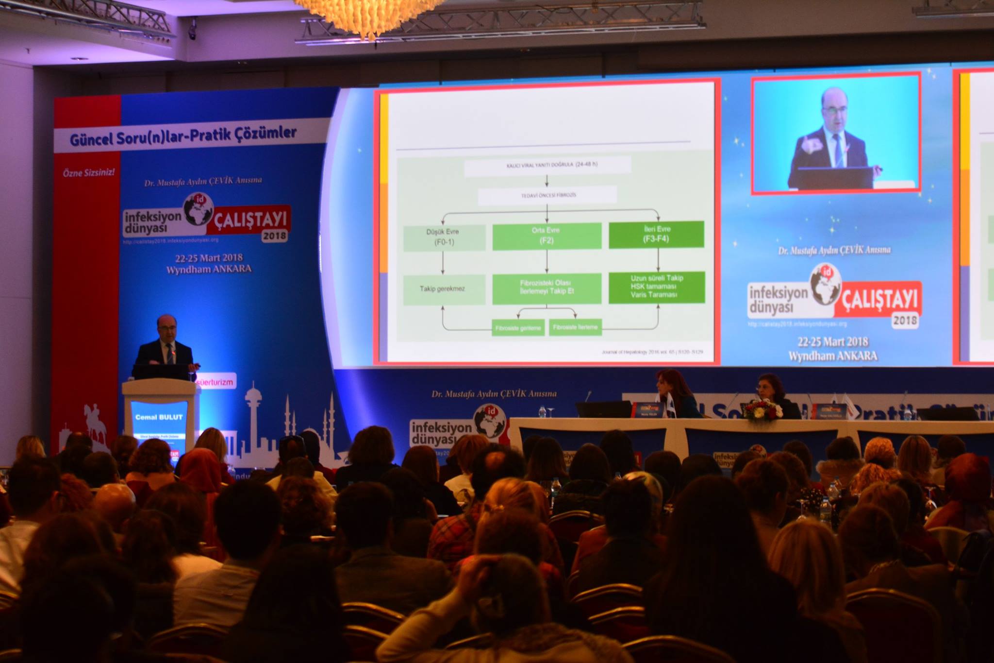 İnfeksiyon Dünyası Çalıştayı 2018’in, “VİRAL HEPATİTLER: HCV” oturumu 240 katılımla gerçekleşti. 1. Gün, 22 Mart 2018.