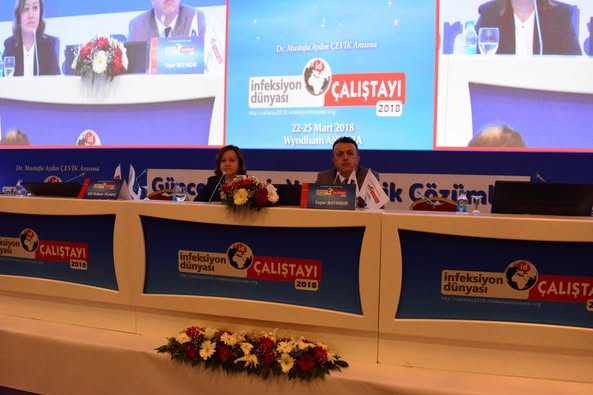 İnfeksiyon Dünyası Çalıştayı 2018’in, “SERBEST KÜRSÜ: SAĞLIK HİZMETİ İLİŞKİLİ İNFEKSİYONLAR” oturumu 103 katılımla gerçekleşti. 2. Gün, 23 Mart 2018.