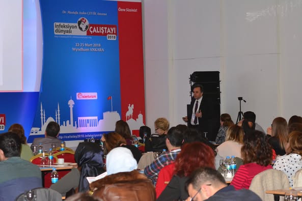 İnfeksiyon Dünyası Çalıştayı 2018’in, “YOĞUN BAKIM İNFEKSİYONLARI: ZOR OLGULAR” oturumu 191 katılımla gerçekleşti. 2. Gün, 23 Mart 2018.